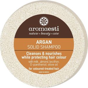 Aromaesti Shampoo Bar Argan - shampoo voor gekleurd haar - zero waste - solid shampoo - biologisch - diervriendelijk - 60 gram