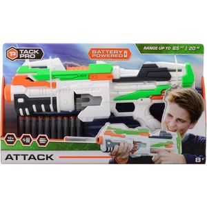 Tack Pro Blaster Geweer Attack Junior 45 Cm Wit 11-delig