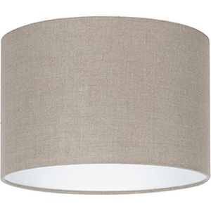 Uniqq Lampenkap stoffen Livigno taupe  Ø 40 cm - 30 cm hoog