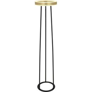Lucande - LED vloerlamp- met dimmer - 1licht - ijzer, aluminium, kunststof - H: 131 cm - messing, - Inclusief lichtbron