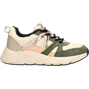 Dolcis dames sneaker - Groen multi - Maat 37