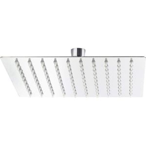 Vierkante regendouchekop 30x30 cm met roestvrijstalen afwerking – moderne hoofddouche