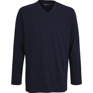Ceceba pyjama of lounge T-shirt - lange mouw - blauw - Maat: 7XL