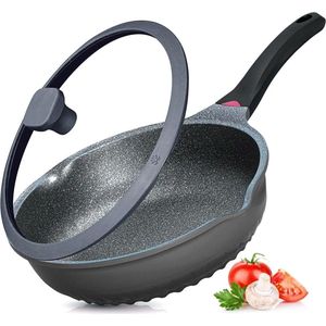 Wokpan - Multifunctionele 3 in 1 pan met Deksel + Wok + Hapjespan 28 cm