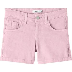 NAME IT NKFROSE REG TWI SHORTS 8212-TP NOOS Meisjes Broek - Parfait Pink - Maat 146