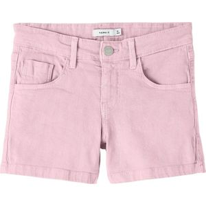 NAME IT NKFROSE REG TWI SHORTS 8212-TP NOOS Meisjes Broek - Parfait Pink - Maat 164