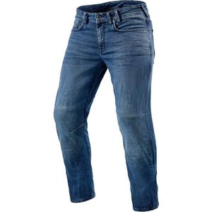REV'IT! Jeans Detroit 2 TF Medium Blue L34/W38 - Maat - Broek