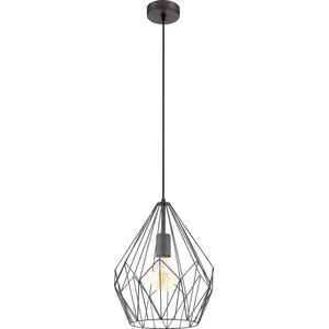 EGLO Carlton Hanglamp - E27 - Ø 31 cm - Zwart