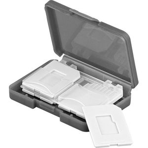 Opbergbox voor 4 SD, MMC en/of Micro SD geheugenkaarten