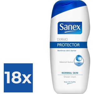 Sanex Dermo Protector Douchegel 250 - Voordeelverpakking 18 stuks