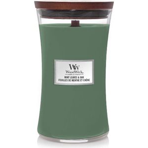 WoodWick - Mint Leaves & Oak Large Candle