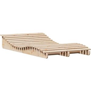 vidaXL - Ligbed - 205x110x31,5 - cm - massief - grenenhout