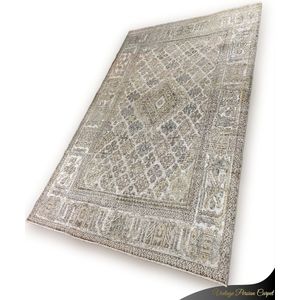 Perzisch tapijt - Vintage vloerkleed – blauw – tapijt – Karpet - 290x193cm