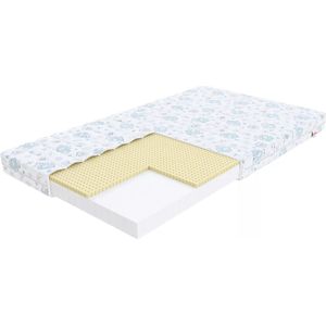 FDM® DREAM DUMBO Babymatras 80x190 cm - Koudschuim Baby Matrassen - Hoogte 11 cm H2 en H3 - Latex - Dubbelzijdig - Afritsbaar hoes wasbaar - Bestand tegen schimmels en andere allergenen - Öko-Tex gecertificeerd