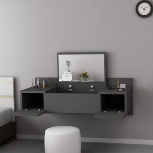 Asir Make-up tafel Antraciet