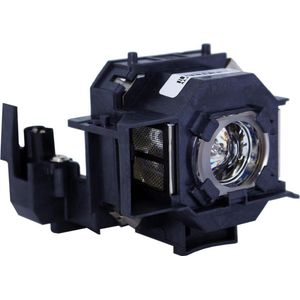 Beamerlamp geschikt voor de EPSON H257B beamer, lamp code LP43 / V13H010L43. Bevat originele UHP lamp, prestaties gelijk aan origineel.