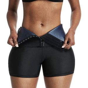 Wow Peach - Sport Shorts Shaper - Sauna Short - Corrigerende Short - Work Out - Afslanken - Taille - Sweat Shaper - Zwart - S/M