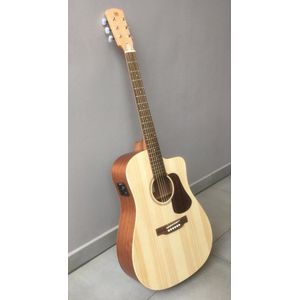 IBERICA WST-10CW elektro akoestische gitaar: ingebouwde stemmer, equalizer en aansluiting versterker