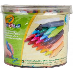Crayola - Mini Kids - Krijt - 24 Dikke Waskrijtjes Voor Kinderen
