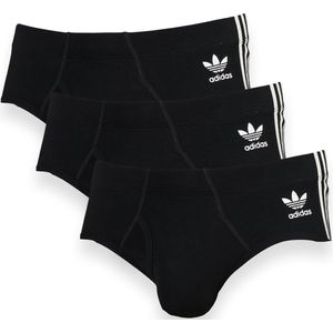 Adidas Originals Brief (3PK) Heren Onderbroek - zwart - Maat XXL