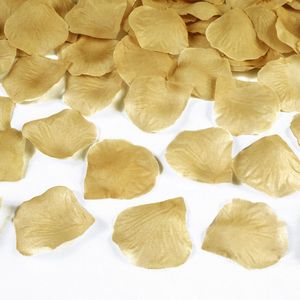 Gouden rozenblaadjes 500x stuks - Bruiloft decoratie