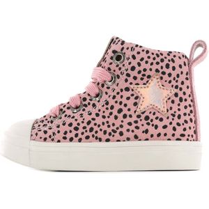 Sneakers | Meisjes | Pink Dots | Leer | Shoesme | Maat 35