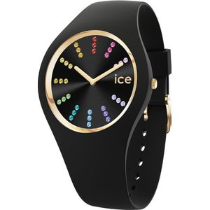 Ice Watch Ice Cosmos - Rainbow Black 021343 Horloge - Siliconen - Zwart - Ø 34 mm