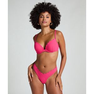 Hunkemöller Scallop push-up underwired bikini top Cup A - E Roze C80