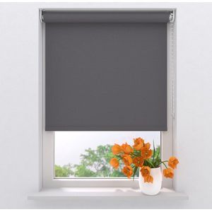 Rolgordijn Easy Lichtdoorlatend - Grey - 150 x 190 cm