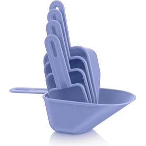 Tupperware 5-in-1 Schepjes Blauw - Maatschepjes Maatlepels