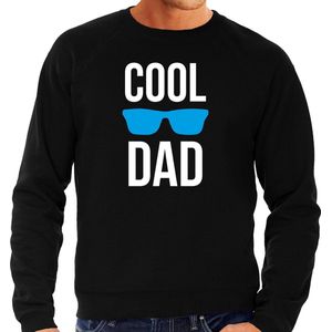 Cool dad - sweater zwart voor heren - papa kado trui / vaderdag cadeau XXL
