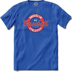 Brooklyn NYC Baseball Athletics | Basketbal - Sport - Basketball - T-Shirt - Unisex - Royal Blue - Maat XXL
