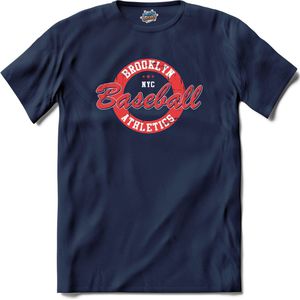 Brooklyn NYC Baseball Athletics | Basketbal - Sport - Basketball - T-Shirt - Unisex - Navy Blue - Maat S