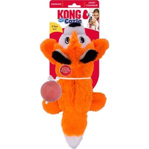 Kong Cozie Pocketz Fox - Hondenspeelgoed - 32x18 cm Medium