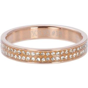 iXXXi Jewelry - Vulring - Rose Goudkleurig - Double Zirkonia - 4mm