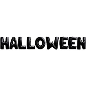 Folat - Folieballonnen 'Halloween' Zwart 40cm - 9 stuks - Halloween - Halloween Decoratie - Halloween Versiering - Halloween Ballonnen