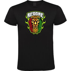 Klere-Zooi - Reggae Lion - Heren T-Shirt - M