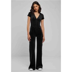 Urban Classics - Velvet Jumpsuit - XL - Zwart