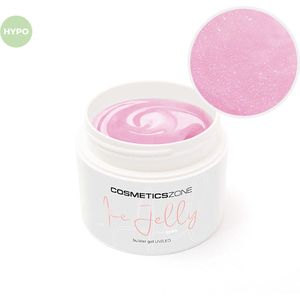 Cosmetics Zone ICE JELLY – Hypoallergene UV/LED Gel Pink Mask Glitter 15ml. - Glitter, Roze - Glanzend - Gel nagellak