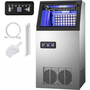 Ijsblokjesmachine - Commerciële ijsklontjes - Ijsmaker - Kubus Ijsmachine 50kg