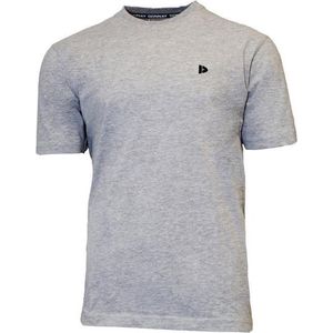 Donnay T-shirt - Sportshirt - Heren - Maat M - Lichtgrijs gemeleerd