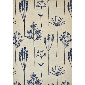 Vloerkleed Scion Stipa Denim 126408 - maat 120 x 180 cm