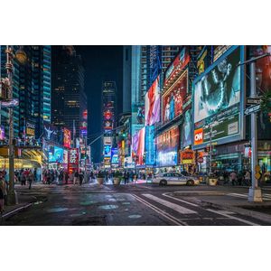 Times square new york – 135cm x 90cm - Fotokunst op PlexiglasⓇ incl. certificaat & garantie.