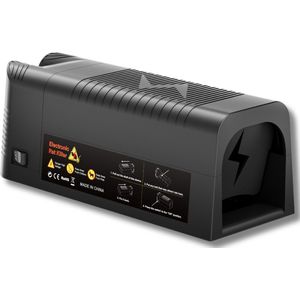 Active Goods Elektrische muizenval - Muizenverjager - Muizengif - Muizenvallen voor binnen - Rattengif - incl oplaadbare batterijen