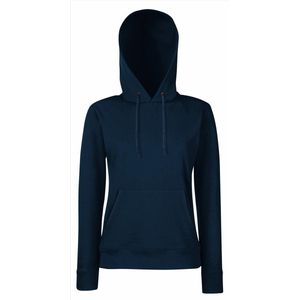 Fruit of the Loom - Lady-Fit Classic Hoodie - Donkerblauw - M