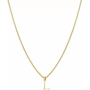 Bijoutheek Collier Letter L Goud