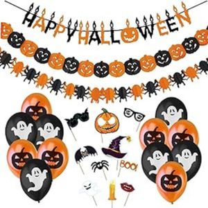 Halloween - Binnenshuis Halloween Wimpels voor Feestelijke Sfeer