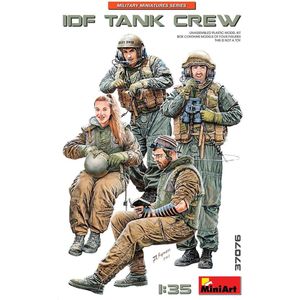 1:35 MiniArt 37076 IDF Tank Crew Plastic Modelbouwpakket