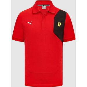 Ferrari Fanwear Classic polo rood XL - Charles Leclerc - Carlo Sainz - Formule 1 - Scuderia
