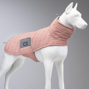 Lindo Dogs - Puffy Honden regenjas - Hondenjas - Hondenkleding - Regenjas voor honden - Waterproof/Waterdicht - Powder - Roze - Maat 8